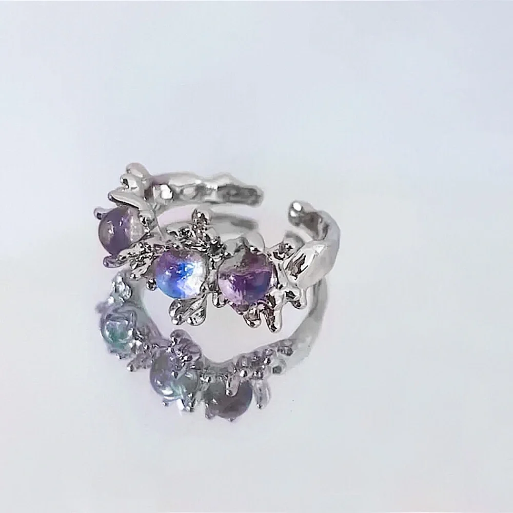 ⚜️𝟯𝟬%𝗢𝗙𝗙 𝗯𝘂𝗻𝗱𝗹𝗲𝘀 𝟯+⚜️ NEW Moonstone Adjustable Ring - Picture 8 of 13